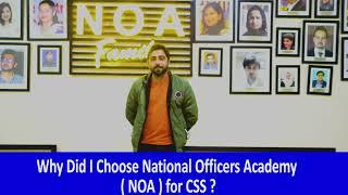 Why Did I Choose NOA | NOA Digital | National Officers Academy