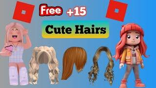 HURRY! 15+ Free Cute Hairs & Items to Get on Roblox 2024#roblox