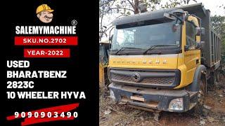 USED HYVA FOR SALE l USED BHARAT BENZ 2823C 10 WHEELER HYVA FOR SALE l SALEMYMACHINE