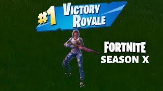 My First Win in Fortnite Season 10!