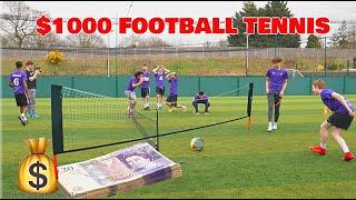 FOOTBALL TENNIS BUT THE WINNER GETS £1000