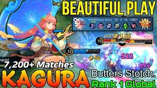 Beautiful Play Kagura Insane 7,200+ Matches - Top 1 Global Kagura by Butters Stotch. - Mobile Legend