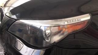 2007 BMW 5 Series - Headlight Restoration Austin