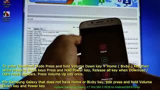Update Samsung Galaxy C7 Pro SM-C7018 to Android 8.0.0 Oreo