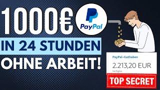 1000€ in 24 Stunden GRATIS für JEDEN Online Geld verdienen 2025 für Anfänger