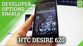 HTC Desire 620 Developer Options / Enable USB Debugging