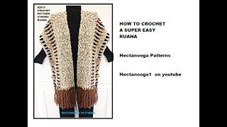 FREE CROCHET PATTERN, RUANA SHAWL OR PONCHO, Pattern #2813, Linen stitch, Moss stitch
