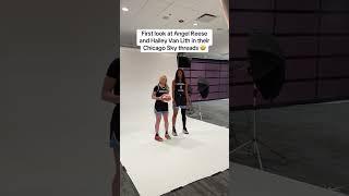 Angel Reese & Hailey Van Lith together on Media Day
