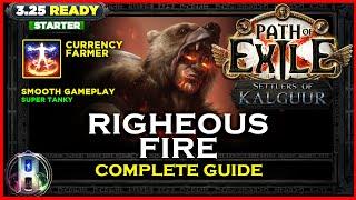 [PoE 3.25] LEAGUE STARTER - RIGHTEOUS FIRE CHIEFTAIN - PATH OF EXILE SETTLERS OF KALGUUR POE BUILDS