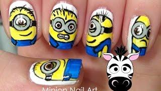 Minion Nail Art Tutorial by HotPinkZebraPolish