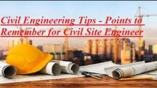 Top 10 technical points to know every civil engineering