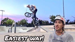 How To Feeble Hard 180 BMX!