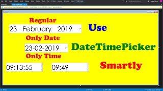 C# Tutorial 13: How To Change DatetimePicker Format in C#