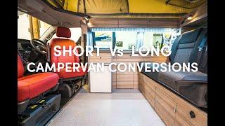 Long V Short Wheelbase Camper Tour - Comparing Two BRAND NEW VW T6.1 Campervan Conversions