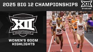 Women's 800M Highlights | 2025 Big 12 Indoor Track & Field Championships