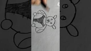 gudda guddi kartun #viral #trending #shortvideo #youtubeshorts #beginner  #artwork #sanwrepainters