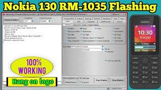 Nokia 130 RM 1035 Flashing Miracle Box 2.82 crack // hang on logo// thanks mobile