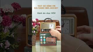 Cách sử dụng các chức năng của Radio NNS-8898BT người bạn tuổi trung niên được nhiều người lựa chọn