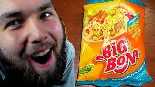 Лапша Big Bon гуляш говядина + соус пакет 75 грамм