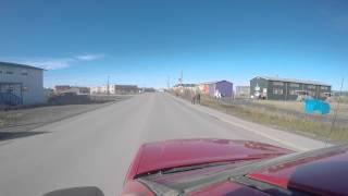 Driving through Inuvik - Timelapse with a GoPro