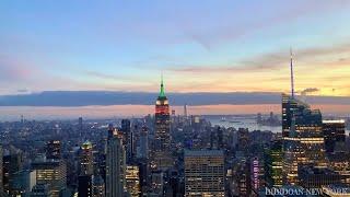 NYC Amazing view - Top Of The Rock NYC by night