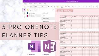 3 OneNote Tricks THAT WILL CHANGE THE WAY YOU PLAN