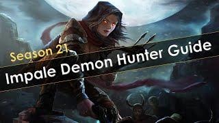 Diablo 3 Season 21 Impale Demon Hunter Solo, Group and Speed Build Guide