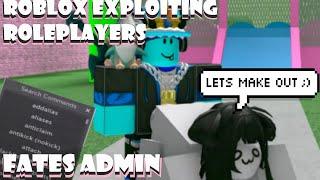 FE Grab knife trolling Exploiting Fates Admin || ROBLOX Exploiting