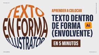 Colocar Texto en Forma - Distorsión de Envolvente en Adobe Illustrator