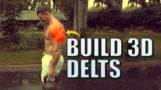 SAVAGE Single Kettlebell Shoulder Workout [Build Massive & Muscular 3D Delts!] | Chandler Marchman