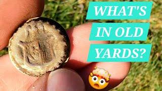 CIVIL WAR BUTTON Found in an 1860's Yard Metal Detecting America