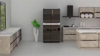 Walton Refrigerator- Side by Side Smart Refrigerator- Smart Fridge