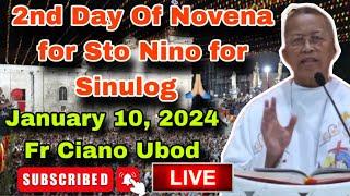 January 10, 2025  2nd Day Of Novena For Sto Nino For Sinulog  - Fr Ciano Ubod