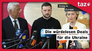 Die würdelosen Deals für die Ukraine – Die Woche mit Friedrich Küppersbusch