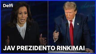 Iš esmės. Ar Kamala Harris įveiks Donaldą Trumpą?