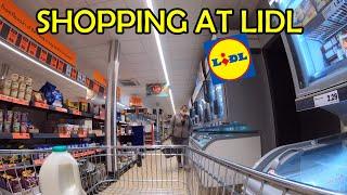 Einkaufen bei LIDL | Budget Lebensmitteleinkauf bei Lidl London Shopping Tour