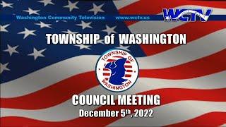 Township Council Meeting 12.05.22