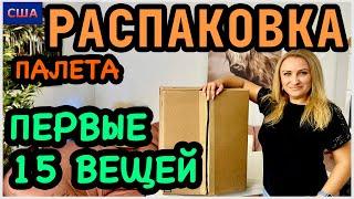 Купили палет за копейки. 722 товара. Пробная распаковка 15 мини-коробок. Находки супер США. Флорида