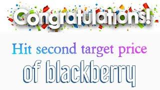 Blackberry 50% Tp Hit || Altogether 3x Hit from 1st to Recent Video || Best 3x stock || 3x Potential