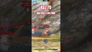 1,364 DMG in one shot | Kpz 70 WoT Blitz [SOVIET_IT__1998] #wotblitz #worldoftanksblitz #wotb #short