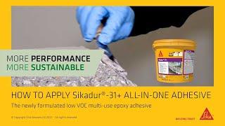 Sikadur-31+ - How to apply