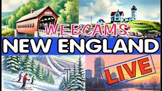 A New England Winter - Live Webcams, Christmas Music, Weather - Maine, Vermont, NH, MA, CT and RI