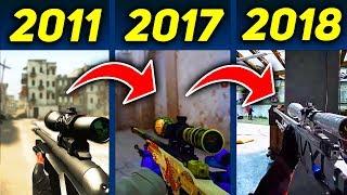 КАК МЕНЯЛАСЬ CS:GO С 2011 ГОДА! ЭВОЛЮЦИЮ КС ГО ДО 2018 ГОДА! КАК ИЗМЕНИЛАСЬ КС:ГО?