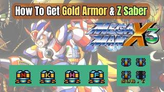 How To Get Gold Armor (Hyper Chip) & Z Saber In Megaman X3 [Guide]