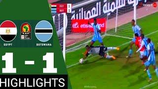 Egypt vs Botswana (1 - 1) Highlights | AFCON Qualifiers 2025