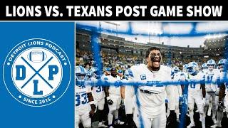 Houston Texans Post Game - Detroit Lions Podcast Reacts