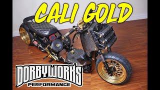 Honda Ruckus Custom bike build by Dorbyworks  " CALI GOLD "  SOUND TEST