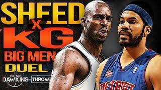 Kevin Garnett vs Rasheed Wallace BiG Men Duel | March, 5 2008 | VintageDawkins