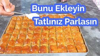 BİR KAŞIK EKLEYİN TATLINIZ PARIL PARIL PARLASIN️