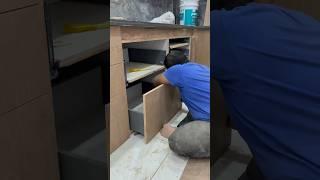 Hafele kitchen I Tandem drawer | Handleless kitchen | Modular Fitting
